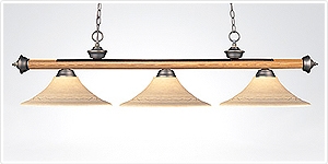 Photo de la lampe de billard 104-3MED-GF16