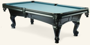 Photo de la table de billard Amboise Chêne Noir
