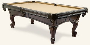 Photo de la table de billard Amboise Noyer