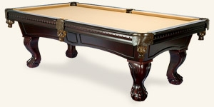 Photo de la table de billard Pinnacle Acajou